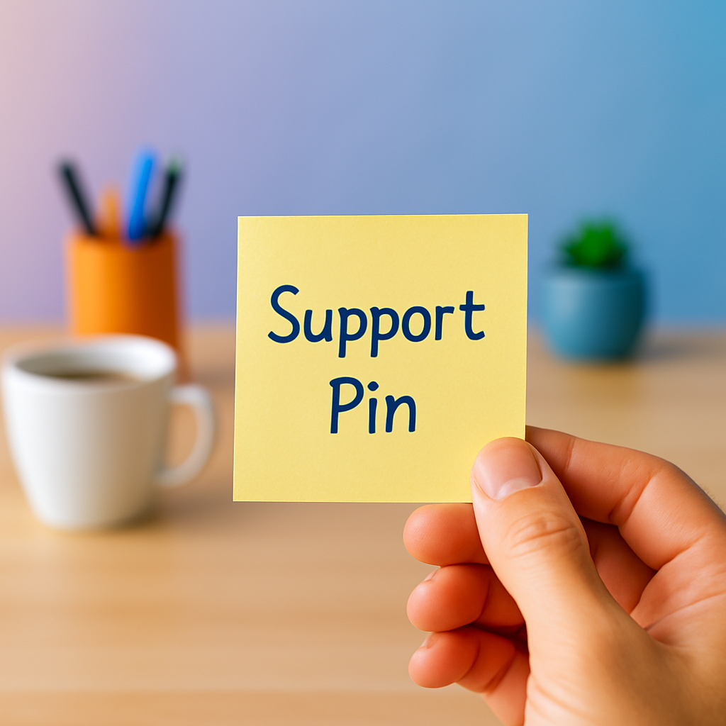 Where to Find Your Support Pincode